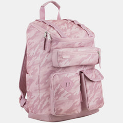 Multi-Pocket Cargo Backpack with High Capacity Top-Loader Entry