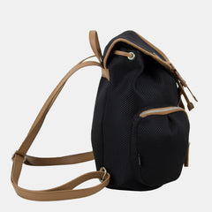 BODHI Drawstring Mini Backpack Bag with Exterior Cargo Double Zipper Pockets