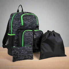 Everyday 4-Piece Combo Backpack with Lunch Box, Pencil Case and Shoe Pouch