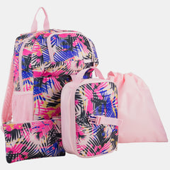 Everyday 4-Piece Combo Backpack with Lunch Box, Pencil Case and Shoe Pouch