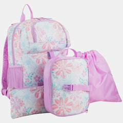 Everyday 4-Piece Combo Backpack with Lunch Box, Pencil Case and Shoe Pouch