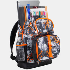 Everyday 4-Piece Combo Backpack with Lunch Box, Pencil Case and Shoe Pouch