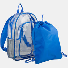 Transparently Yours Backpack & Cinch Sling Set