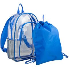 Transparently Yours Backpack & Cinch Sling Set