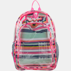 Transparently Yours Backpack & Cinch Sling Set