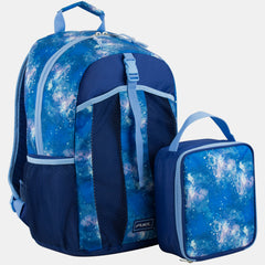 Dome Water Resistant Backpack Bag with Insulated Lunch Box Set