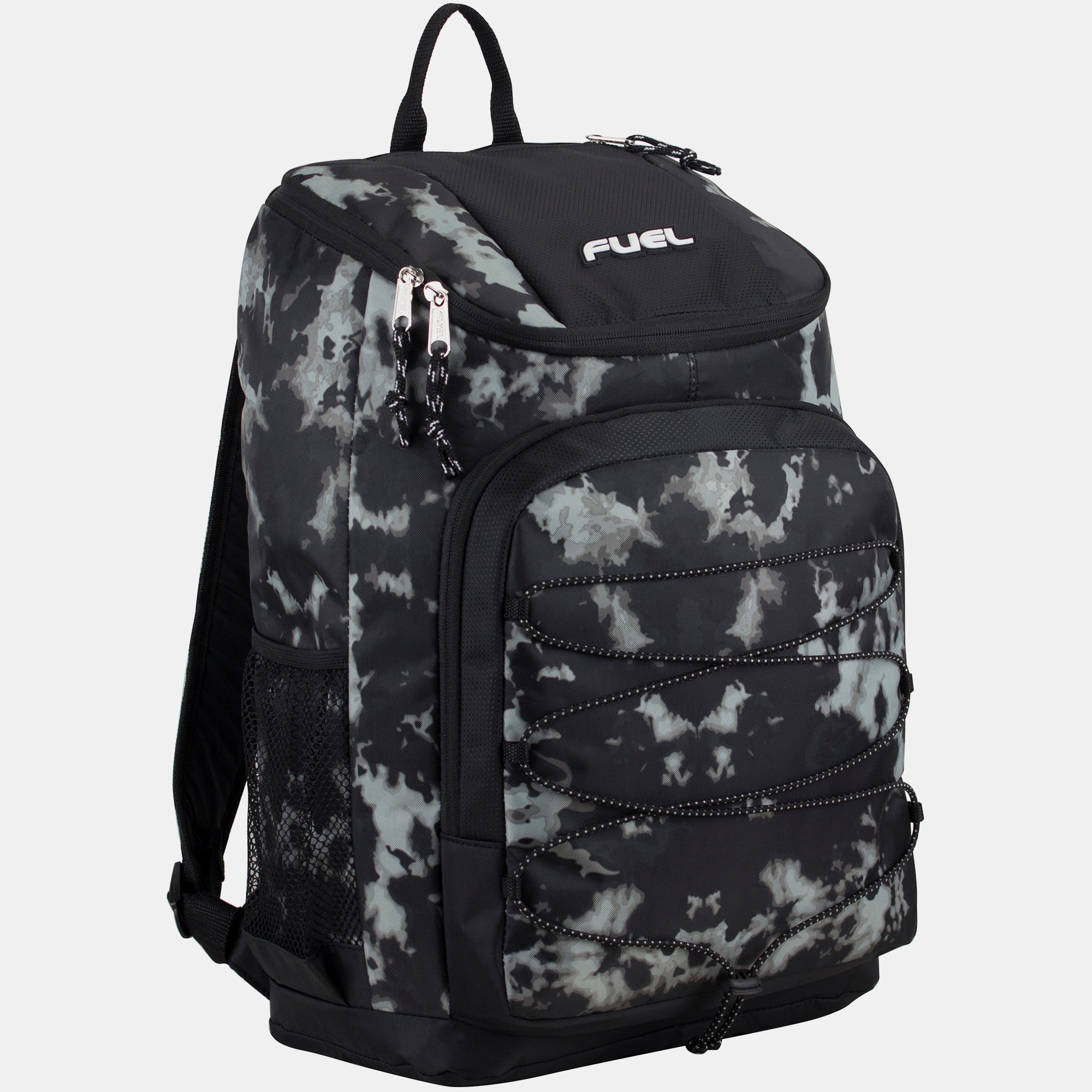Wide Mouth Sports Backpack with Front Bungee and Inner Tech Pocket