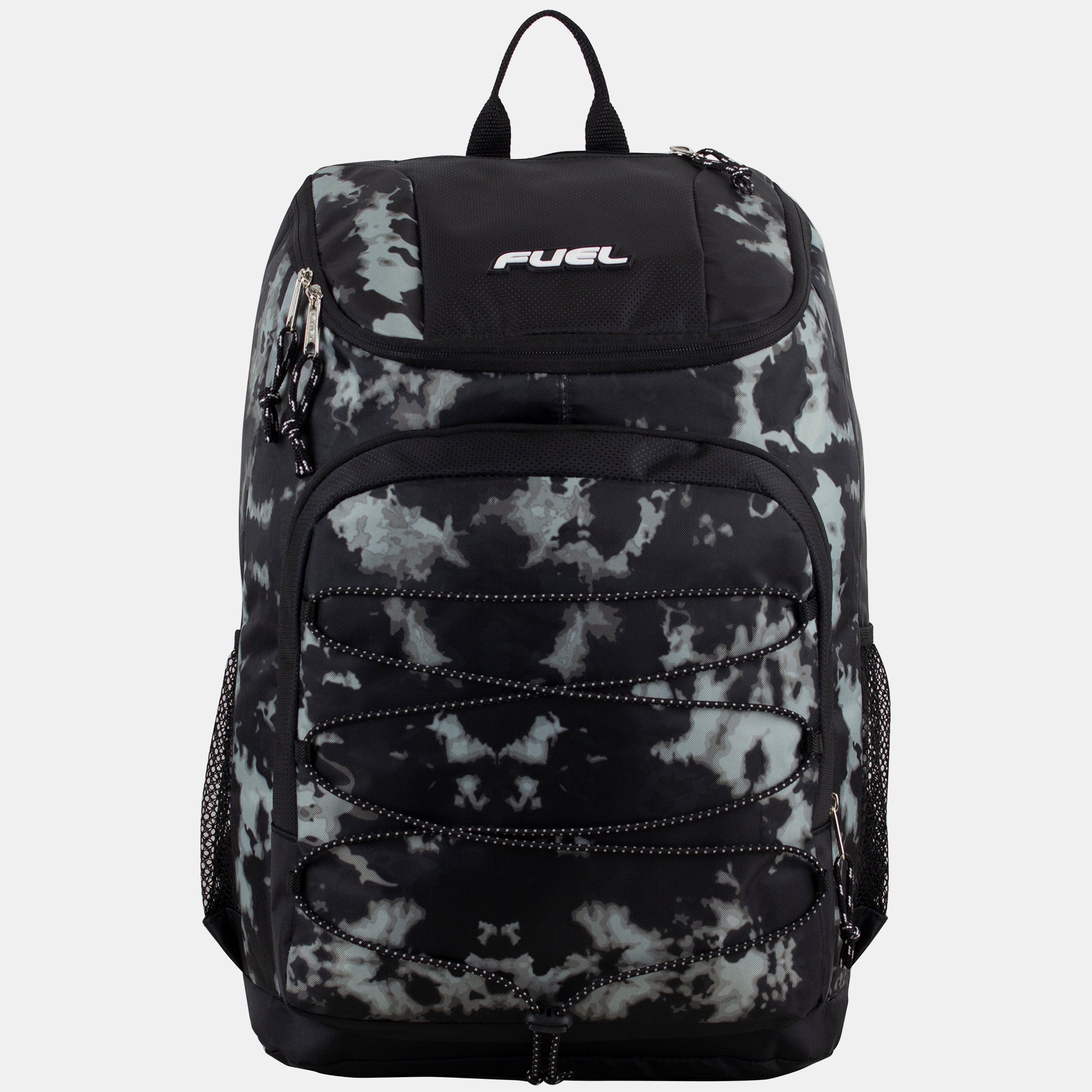 Wide Mouth Sports Backpack with Front Bungee and Inner Tech Pocket