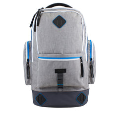 Travel Backpack with High Density Foam Straps Gray Chambray