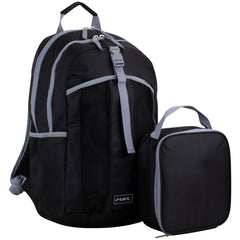 Double Compartment Backpack & Lunch Bag Bundle