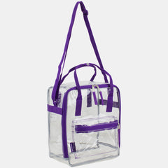 Clear Stadium Double Handle - Approved for NFL, PGA, NCAA, Transparent Bag