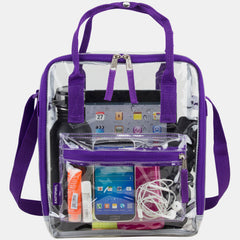 Clear View Stadium Ready Handle Crossbody Bag