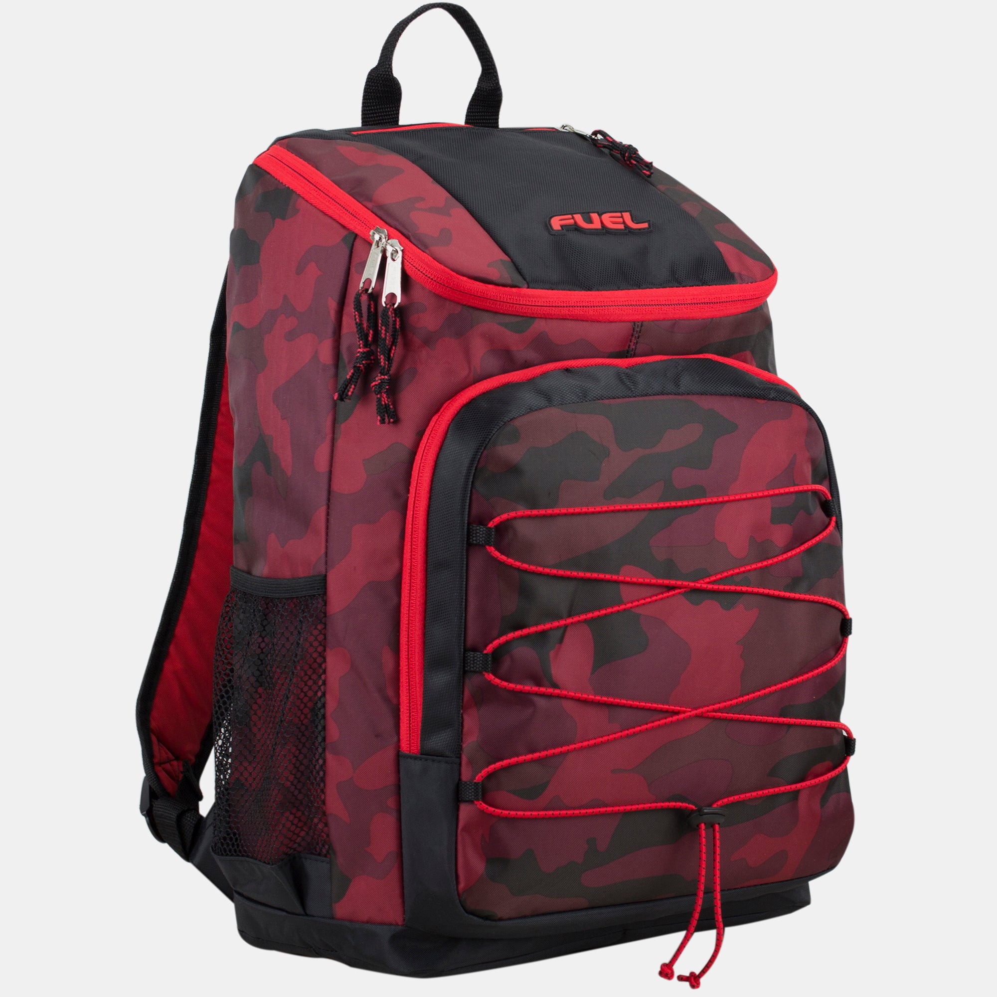 Fuel Wide Mouth Sports Backpack with Laptop Compartment with Bungee