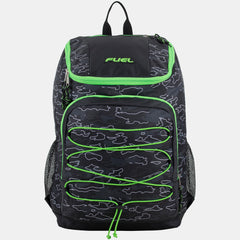 Fuel Wide Mouth Sports Backpack with Front Bungee and Inner Tech Pocket