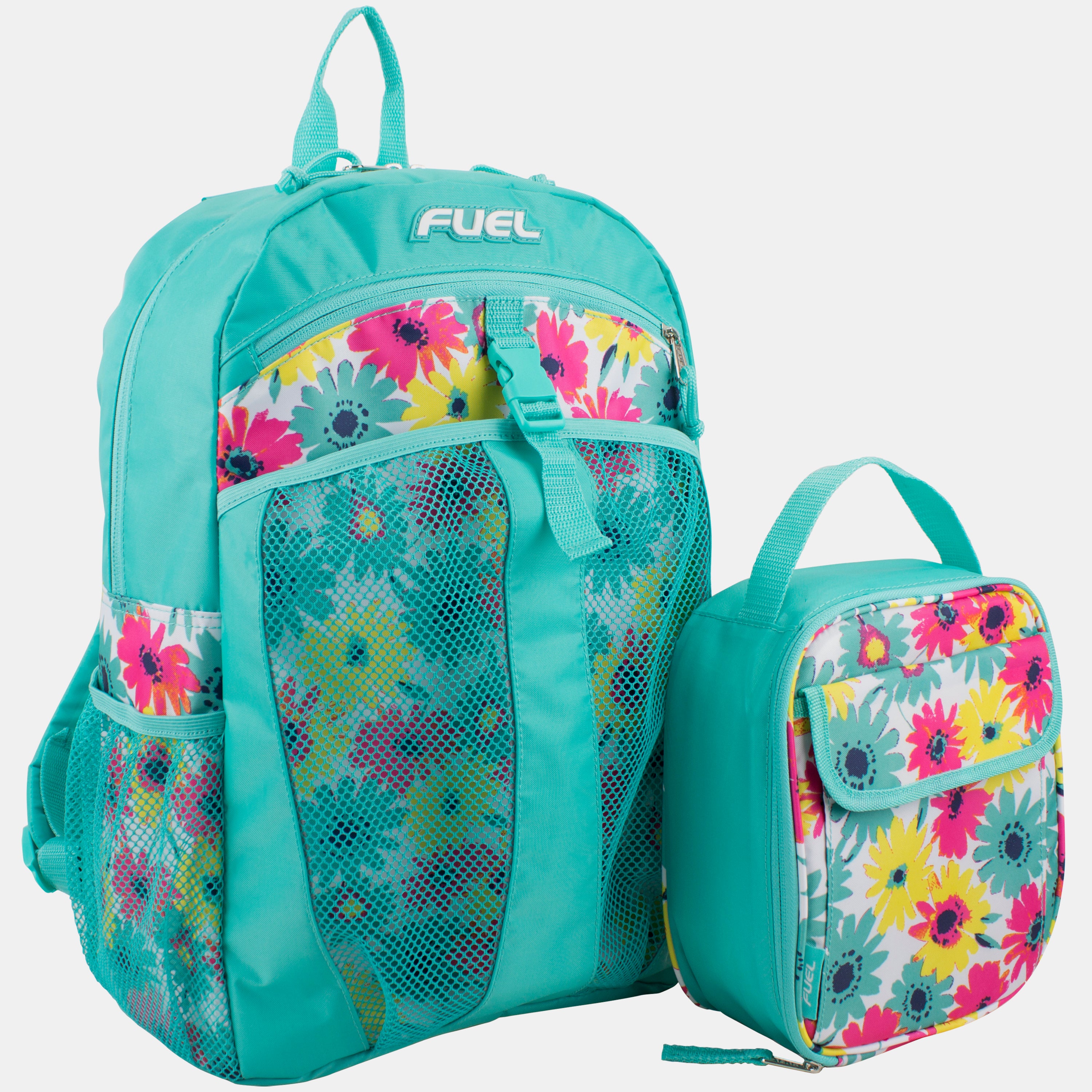 Fuel Backpack & Lunch Bag Bundle Floral Mint