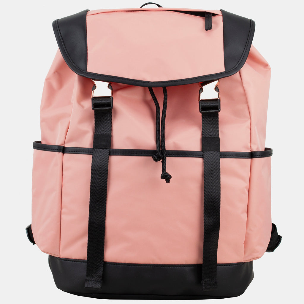 Drawstring Backpack With Double Rose Gold Buckles – Fuel USA