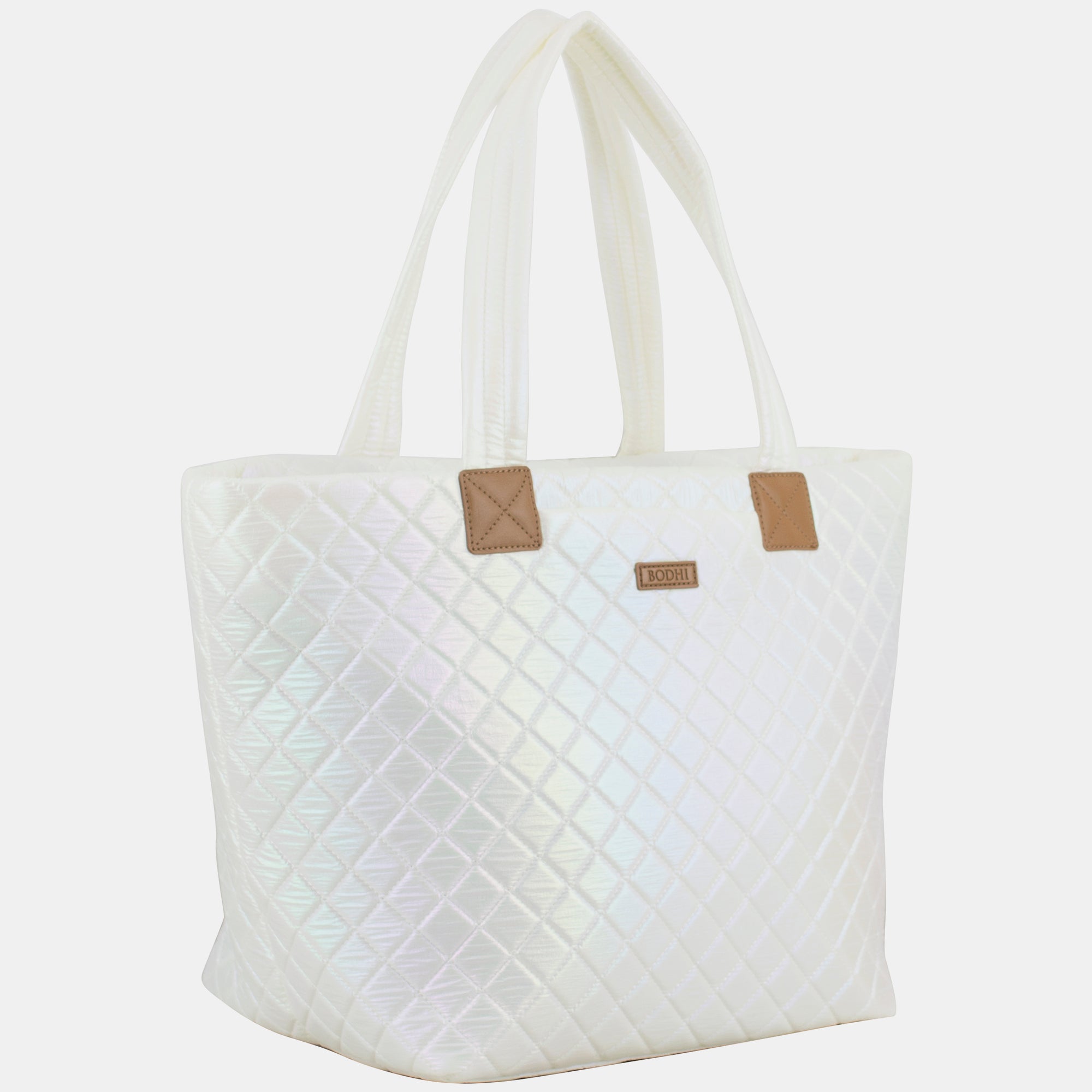 BODHI Quilted Luxe Top Handles Tote