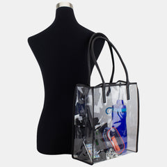 BIJOUX LIMITED Clear Shopper with Removable Clutch